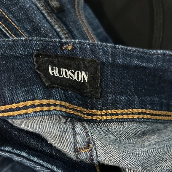 Hudson stretchy Blue Flare Wide Leg Denim jeans size 31 - Picture 9 of 10